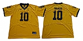Michigan Wolverines 10 Tom Brady Gold College Football Jersey,baseball caps,new era cap wholesale,wholesale hats